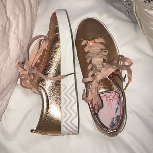 Ted Baker Rose Gold Sneakers